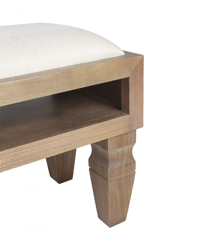 BANCO PIE DE CAMA KAKI